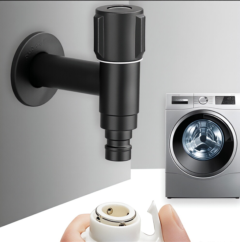 Minimalist Knob Washing Machine Water Stop Valve
